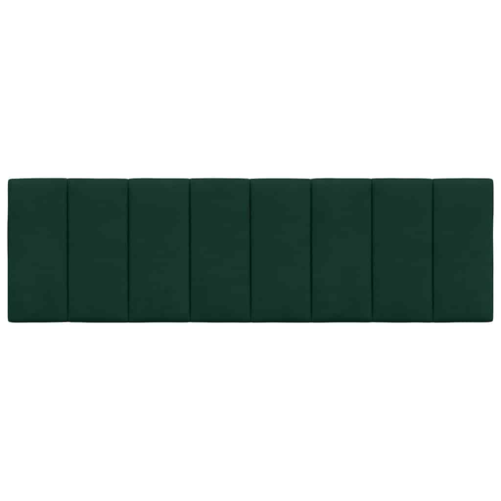 Hoofdbordkussen "Hanko" 160 cm fluweel donkergroen is nu te koop bij PeponiXL, paradijselijk wonen!