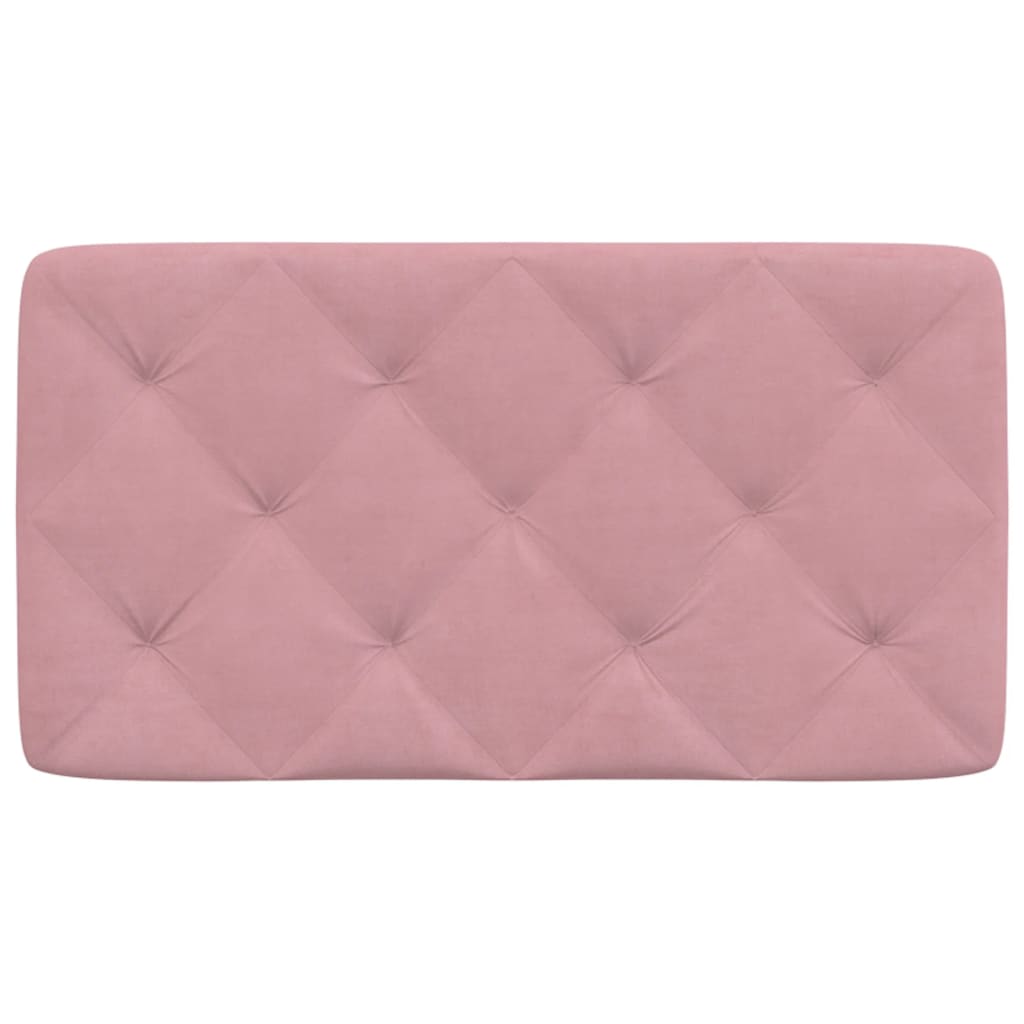 Hoofdbordkussen 80 cm fluweel roze is nu te koop bij PeponiXL, paradijselijk wonen!