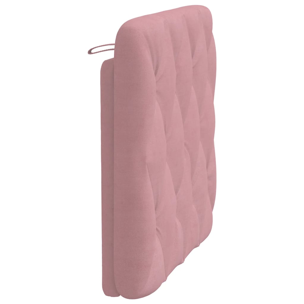 Hoofdbordkussen 80 cm fluweel roze is nu te koop bij PeponiXL, paradijselijk wonen!