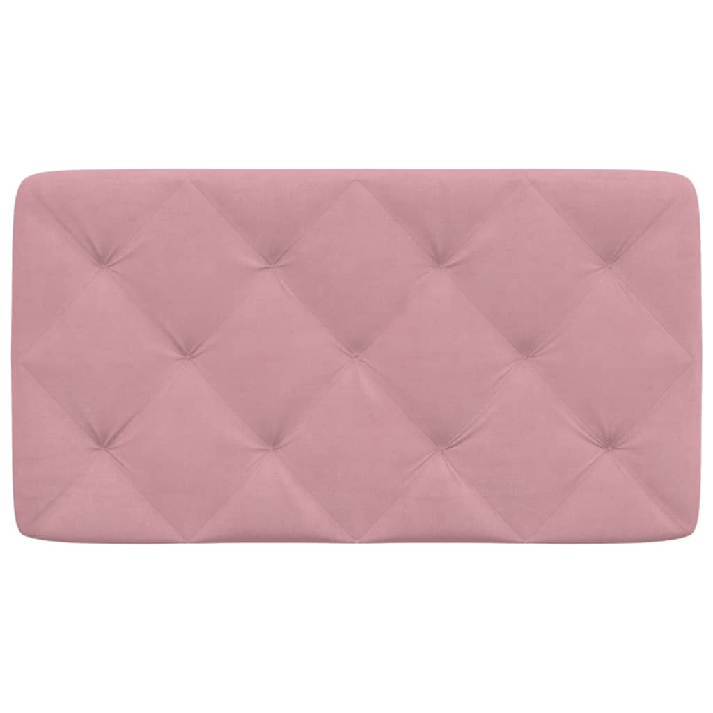 Hoofdbordkussen 90 cm fluweel roze is nu te koop bij PeponiXL, paradijselijk wonen!