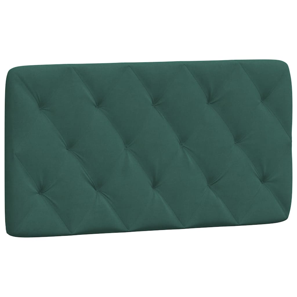 Hoofdbordkussen 100 cm fluweel donkergroen is nu te koop bij PeponiXL, paradijselijk wonen!