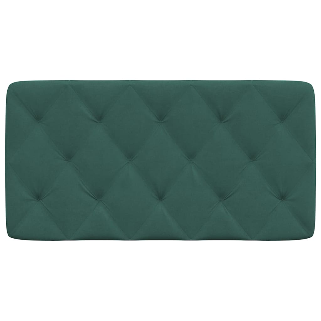 Hoofdbordkussen 100 cm fluweel donkergroen is nu te koop bij PeponiXL, paradijselijk wonen!