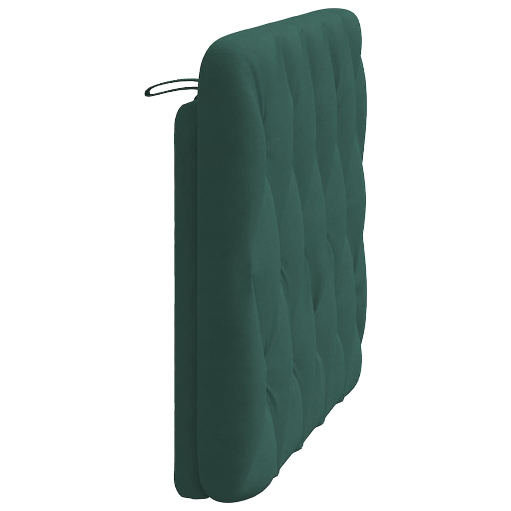 Hoofdbordkussen 100 cm fluweel donkergroen is nu te koop bij PeponiXL, paradijselijk wonen!
