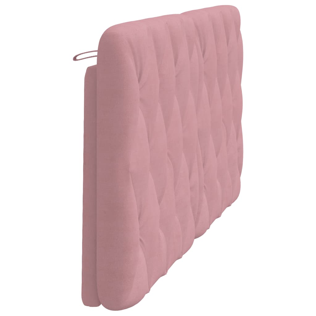 Hoofdbordkussen 160 cm fluweel roze is nu te koop bij PeponiXL, paradijselijk wonen!