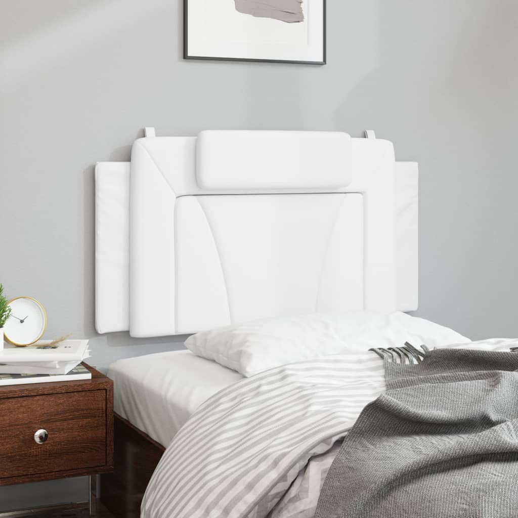 Hoofdbordkussen "Viana" 100 cm kunstleer wit is nu te koop bij PeponiXL, paradijselijk wonen!