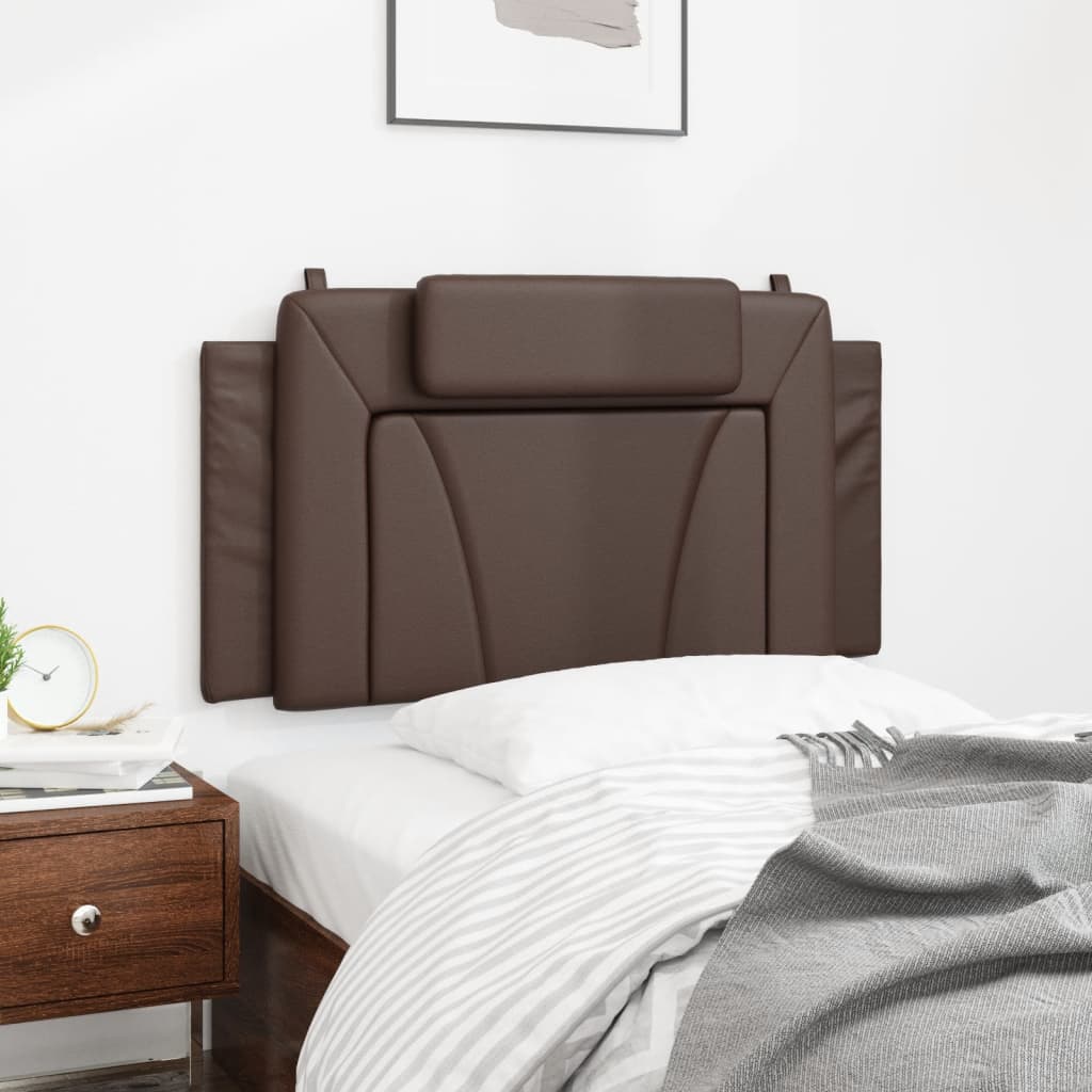 Hoofdbordkussen "Viana" 100 cm kunstleer bruin is nu te koop bij PeponiXL, paradijselijk wonen!