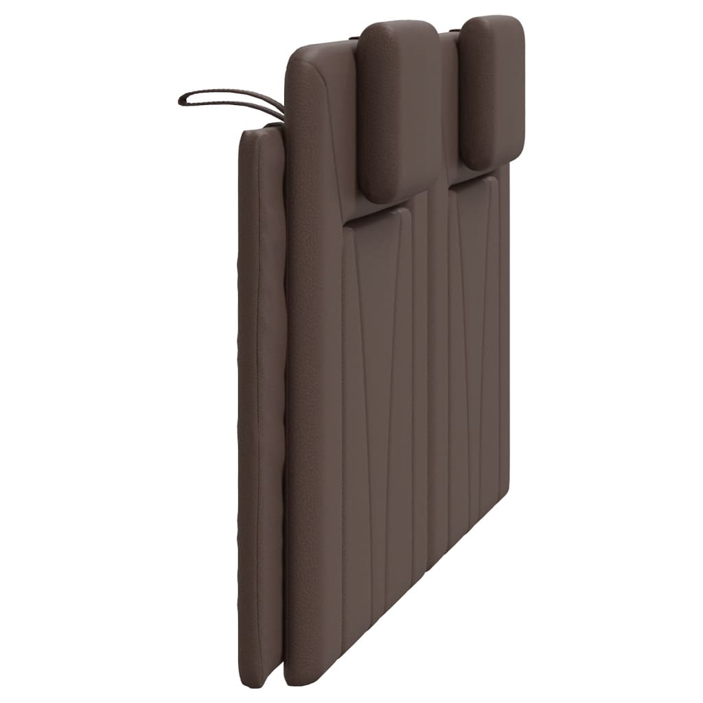 Hoofdbordkussen "Viana" 140 cm kunstleer bruin is nu te koop bij PeponiXL, paradijselijk wonen!