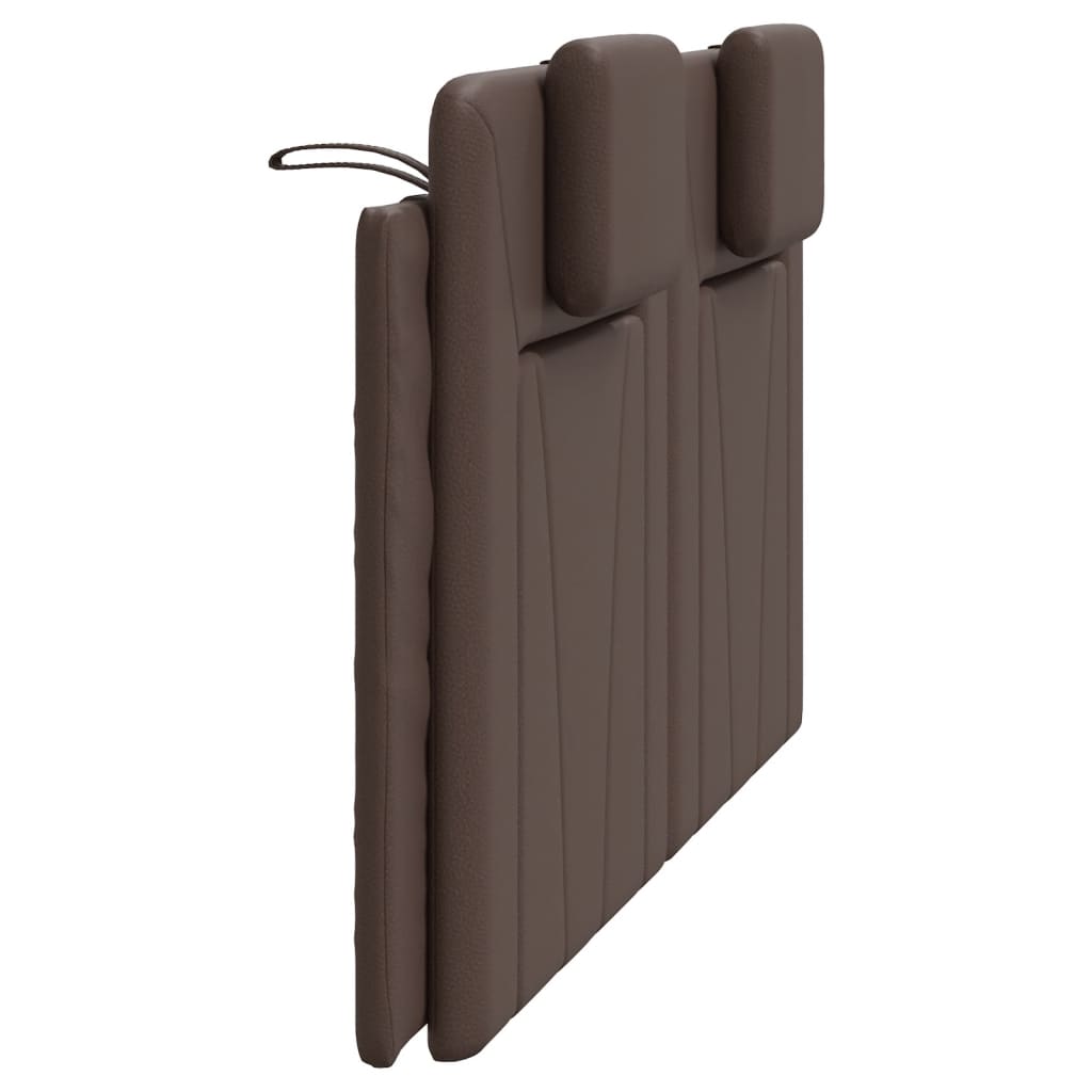 Hoofdbordkussen "Viana" 160 cm kunstleer bruin is nu te koop bij PeponiXL, paradijselijk wonen!