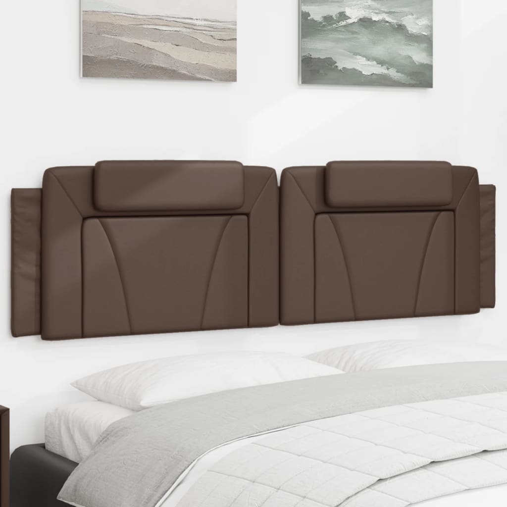Hoofdbordkussen "Viana" 180 cm kunstleer bruin is nu te koop bij PeponiXL, paradijselijk wonen!