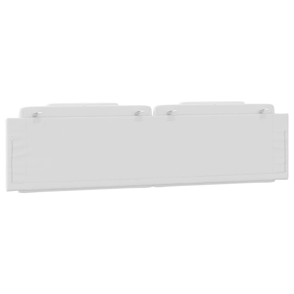 Hoofdbordkussen "Viana" 200 cm kunstleer wit is nu te koop bij PeponiXL, paradijselijk wonen!