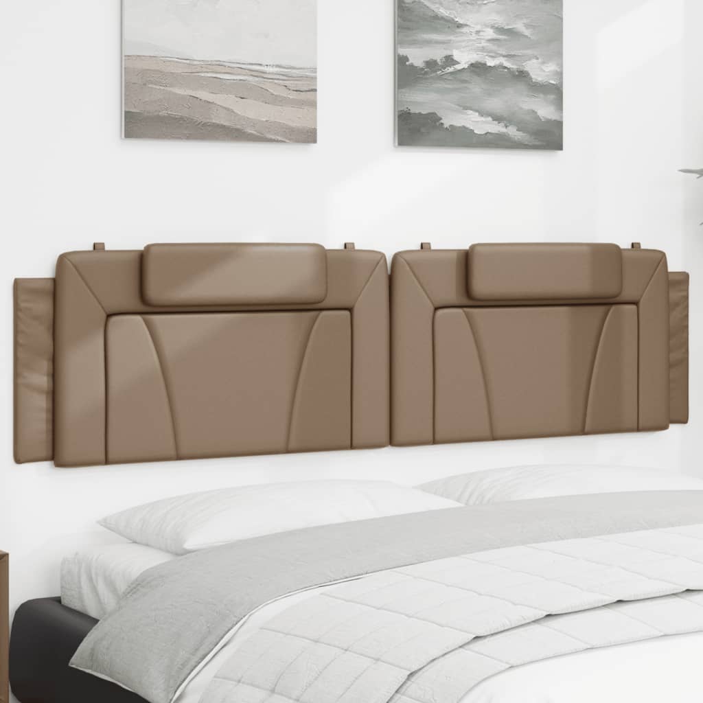 Hoofdbordkussen "Viana" 200 cm kunstleer cappuccinokleurig is nu te koop bij PeponiXL, paradijselijk wonen!