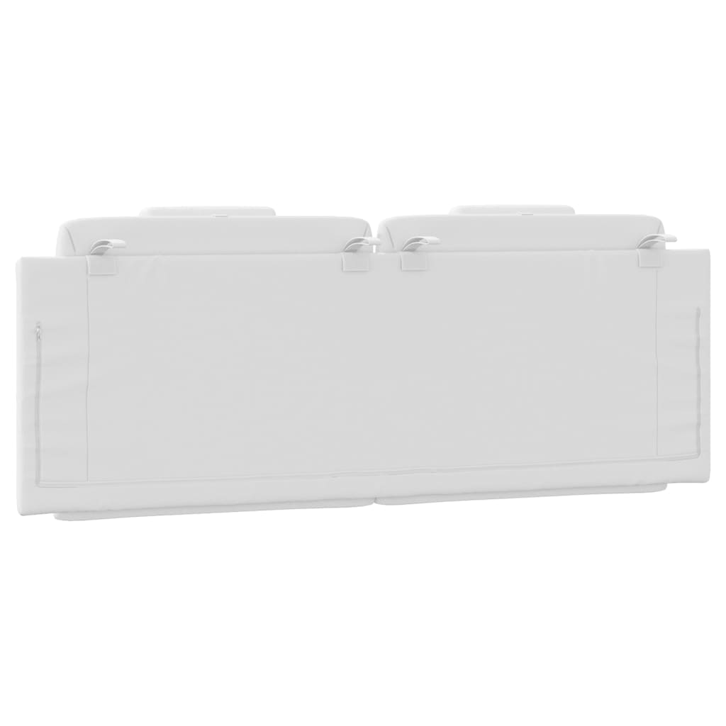 Hoofdbordkussen "Viana" 152 cm kunstleer wit is nu te koop bij PeponiXL, paradijselijk wonen!