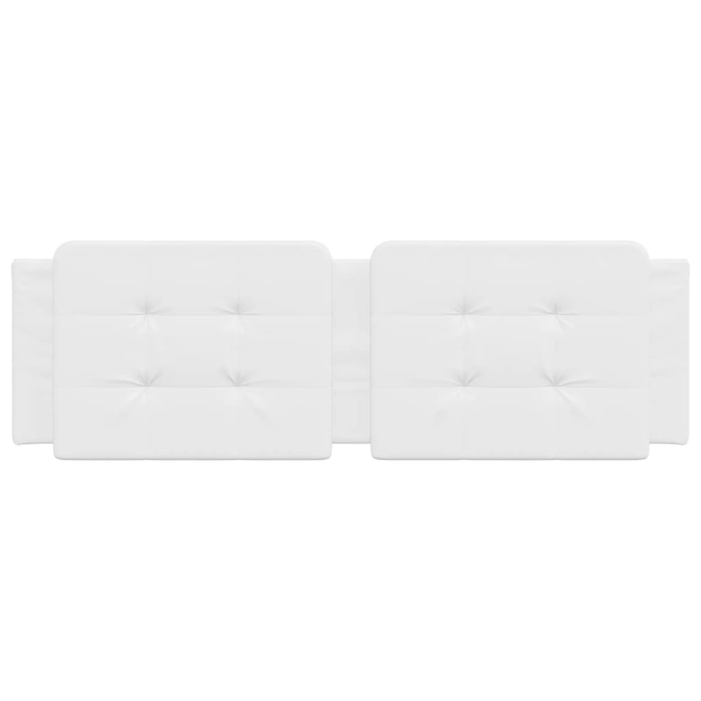 Hoofdbordkussen "Zadar" 152 cm kunstleer wit is nu te koop bij PeponiXL, paradijselijk wonen!