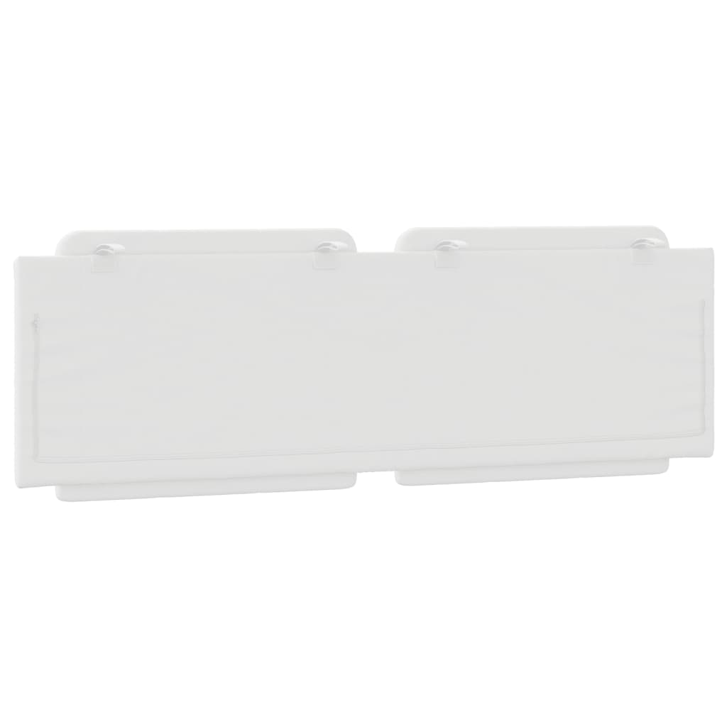 Hoofdbordkussen "Zadar" 152 cm kunstleer wit is nu te koop bij PeponiXL, paradijselijk wonen!