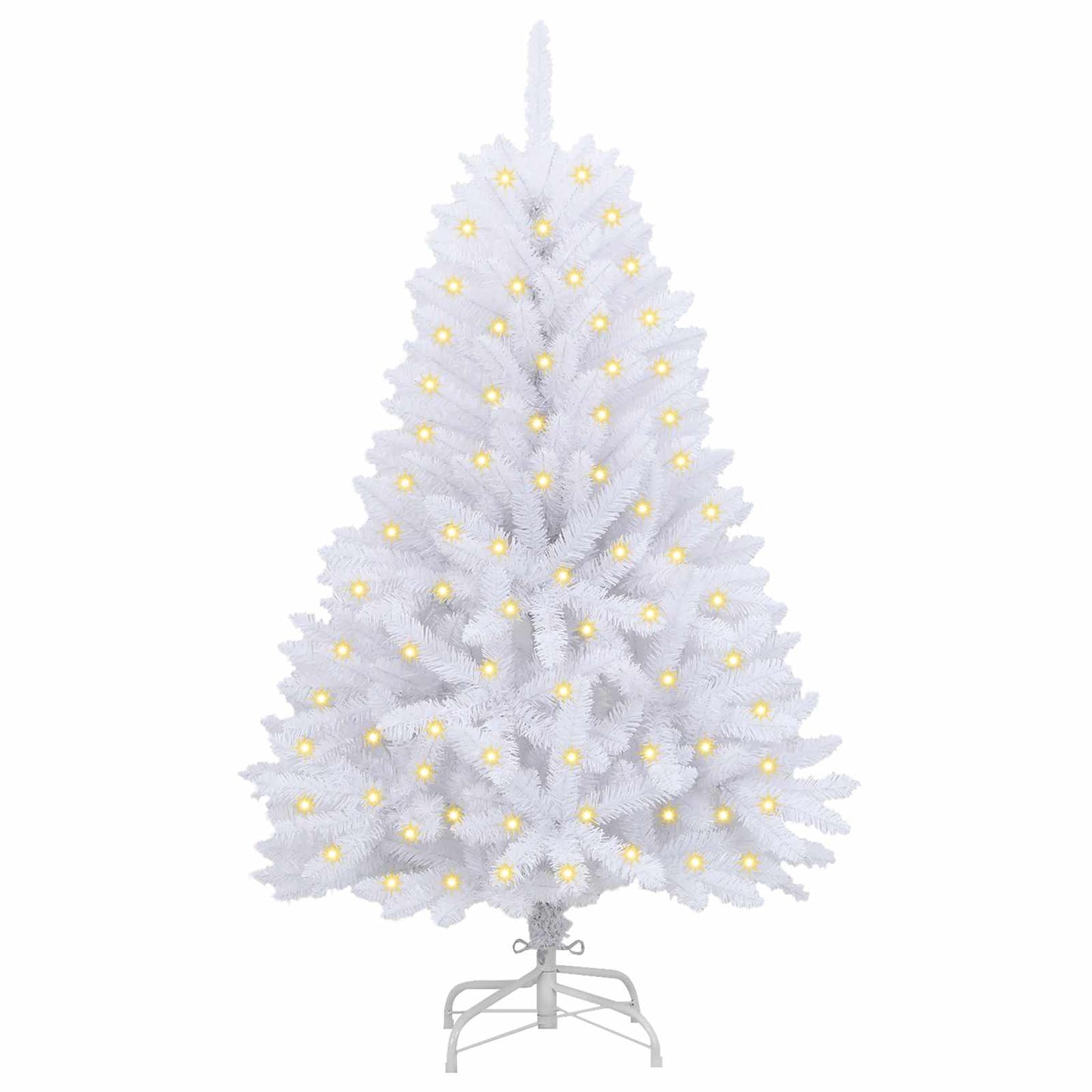Kunstkerstboom met 150 LED Wit 120 cm PVC en Metaal is nu te koop bij PeponiXL, paradijselijk wonen!