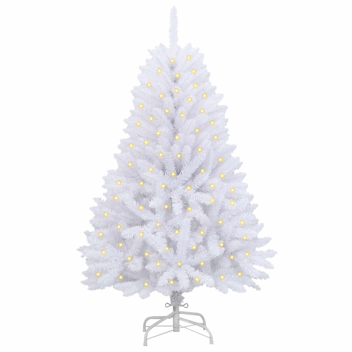 Kunstkerstboom met 150 LED Wit 150 cm PVC en Metaal is nu te koop bij PeponiXL, paradijselijk wonen!