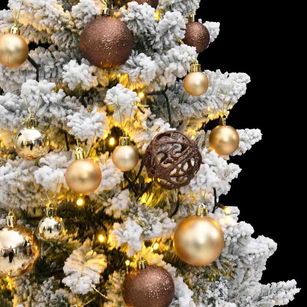 Kunstkerstboom met scharnieren 150 LED en kerstballen 120 cm is nu te koop bij PeponiXL, paradijselijk wonen!
