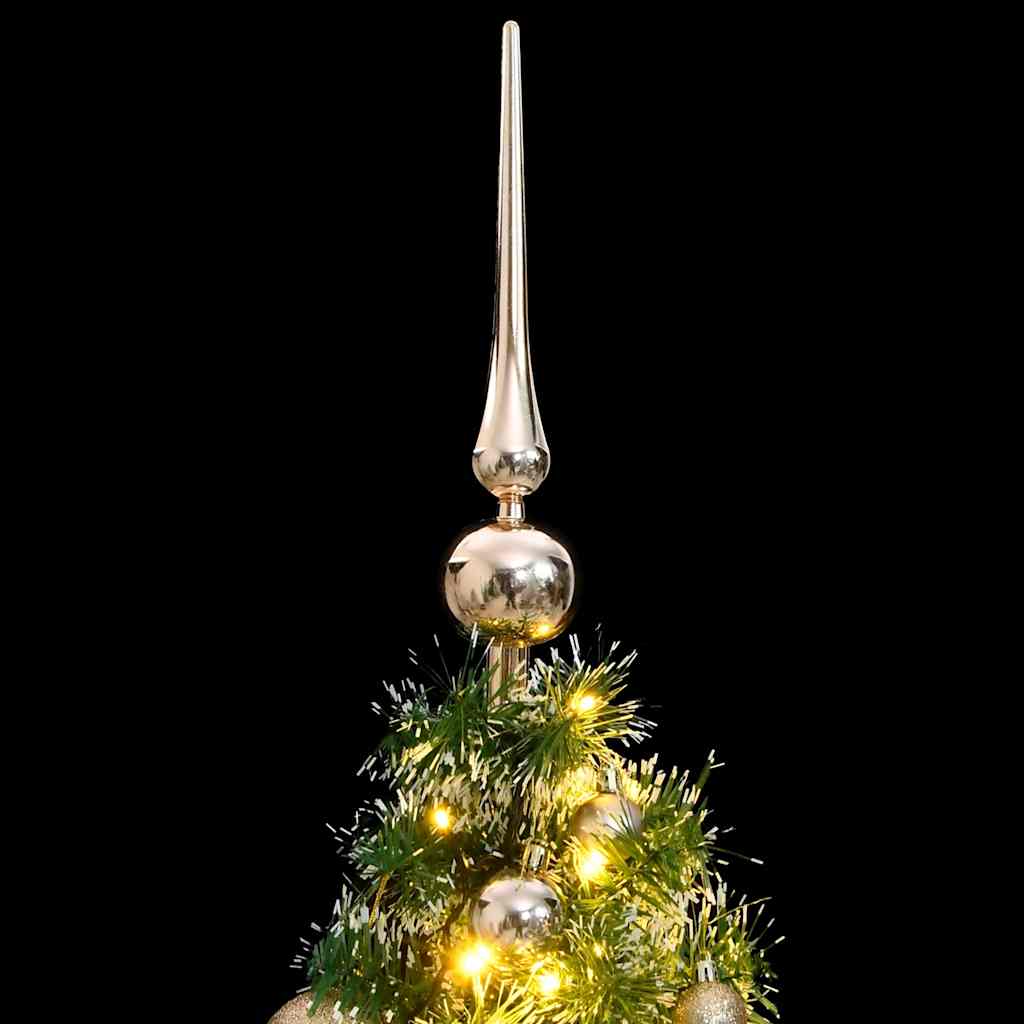 Kunstkerstboom met 150 LED's kerstballen en sneeuw 120 cm is nu te koop bij PeponiXL, paradijselijk wonen!