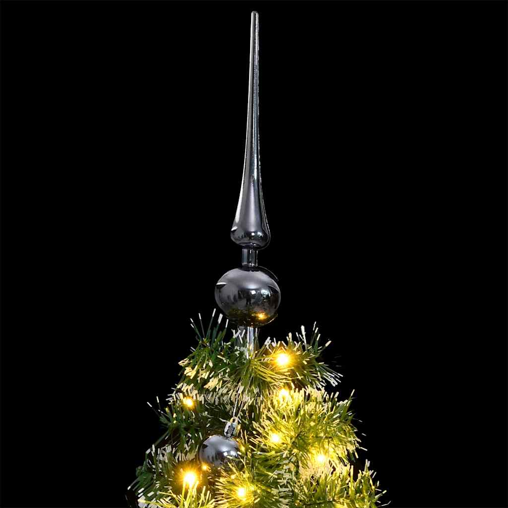 Kunstkerstboom met 150 LED's kerstballen en sneeuw 120 cm is nu te koop bij PeponiXL, paradijselijk wonen!