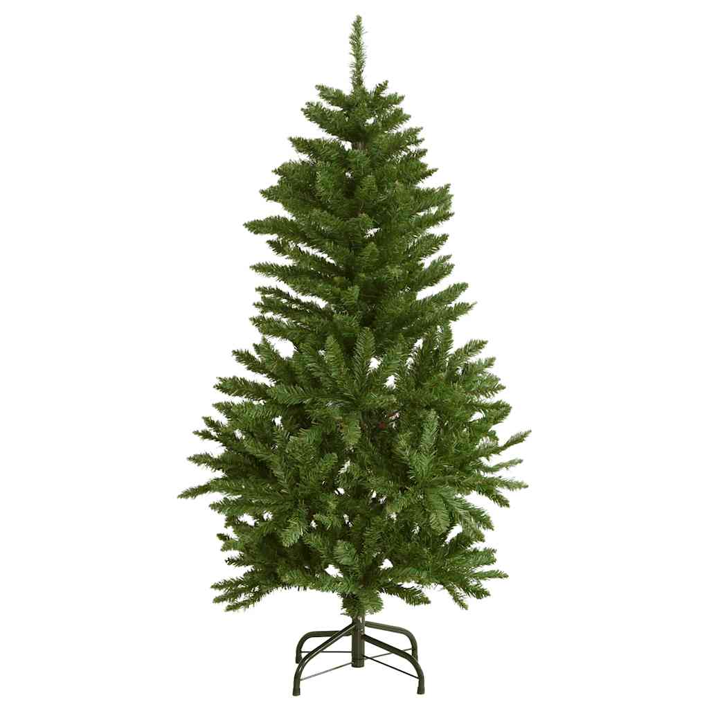 Kunstkerstboom met scharnieren 150 LED en kerstballen 120 cm is nu te koop bij PeponiXL, paradijselijk wonen!