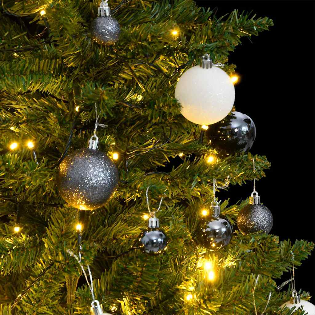 Kunstkerstboom met scharnieren 150 LED's en kerstballen 150 cm is nu te koop bij PeponiXL, paradijselijk wonen!