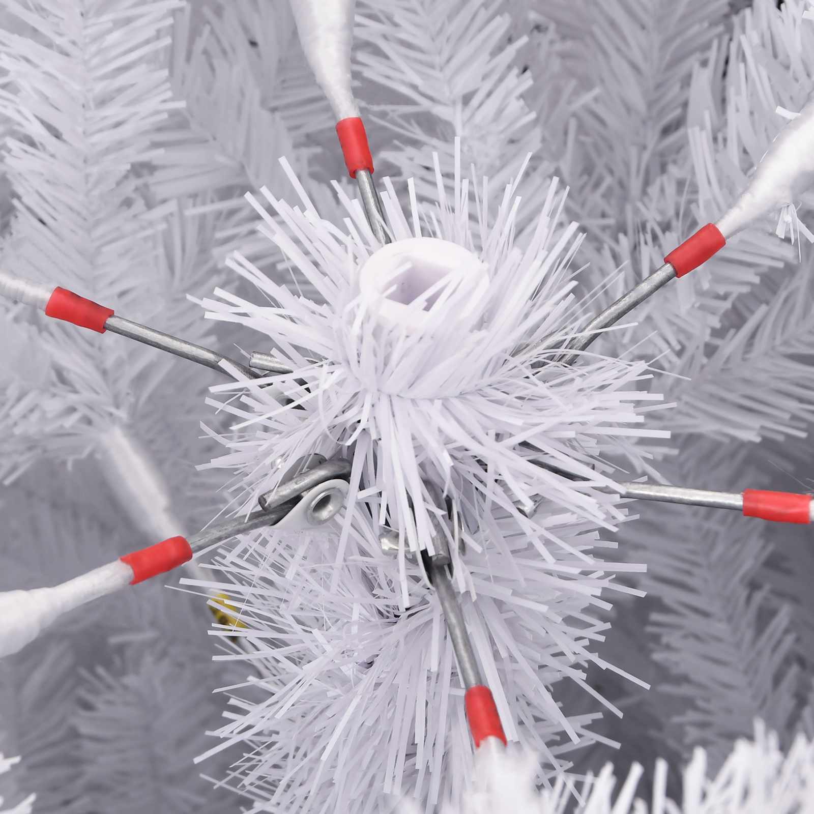 Kunstkerstboom met 300 LED Wit 180 cm PVC en Metaal is nu te koop bij PeponiXL, paradijselijk wonen!