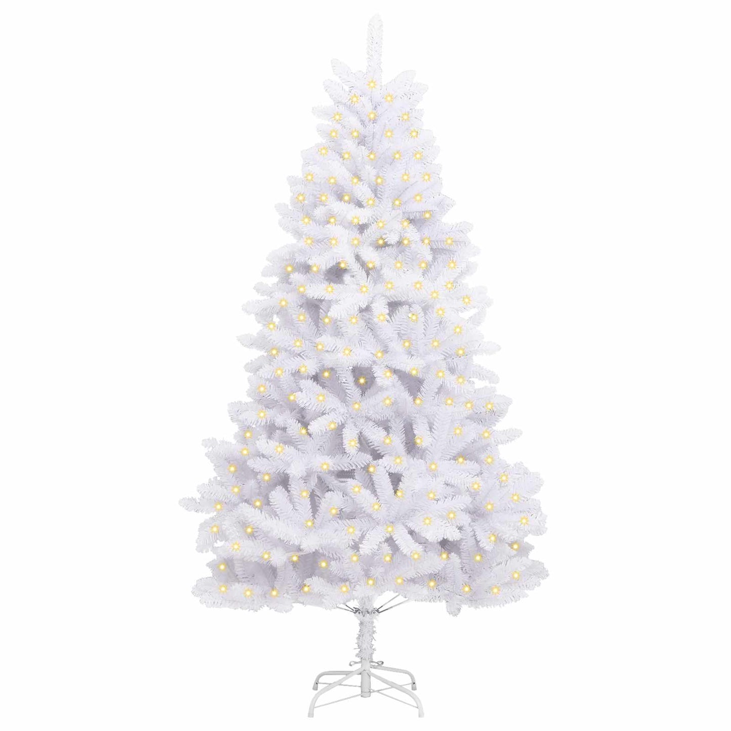 Kunstkerstboom met 300 LED Wit 180 cm PVC en Metaal is nu te koop bij PeponiXL, paradijselijk wonen!