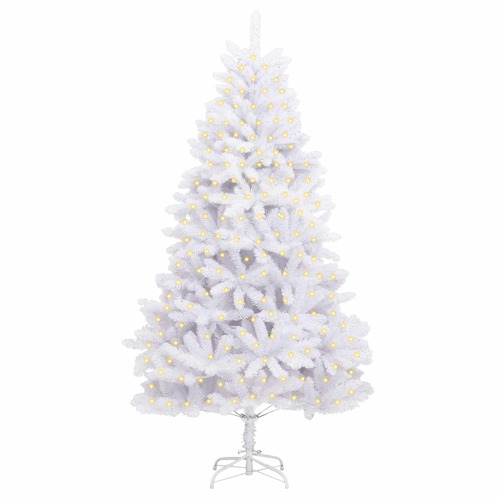 Kunstkerstboom met 300 LED Wit 180 cm PVC en Metaal is nu te koop bij PeponiXL, paradijselijk wonen!