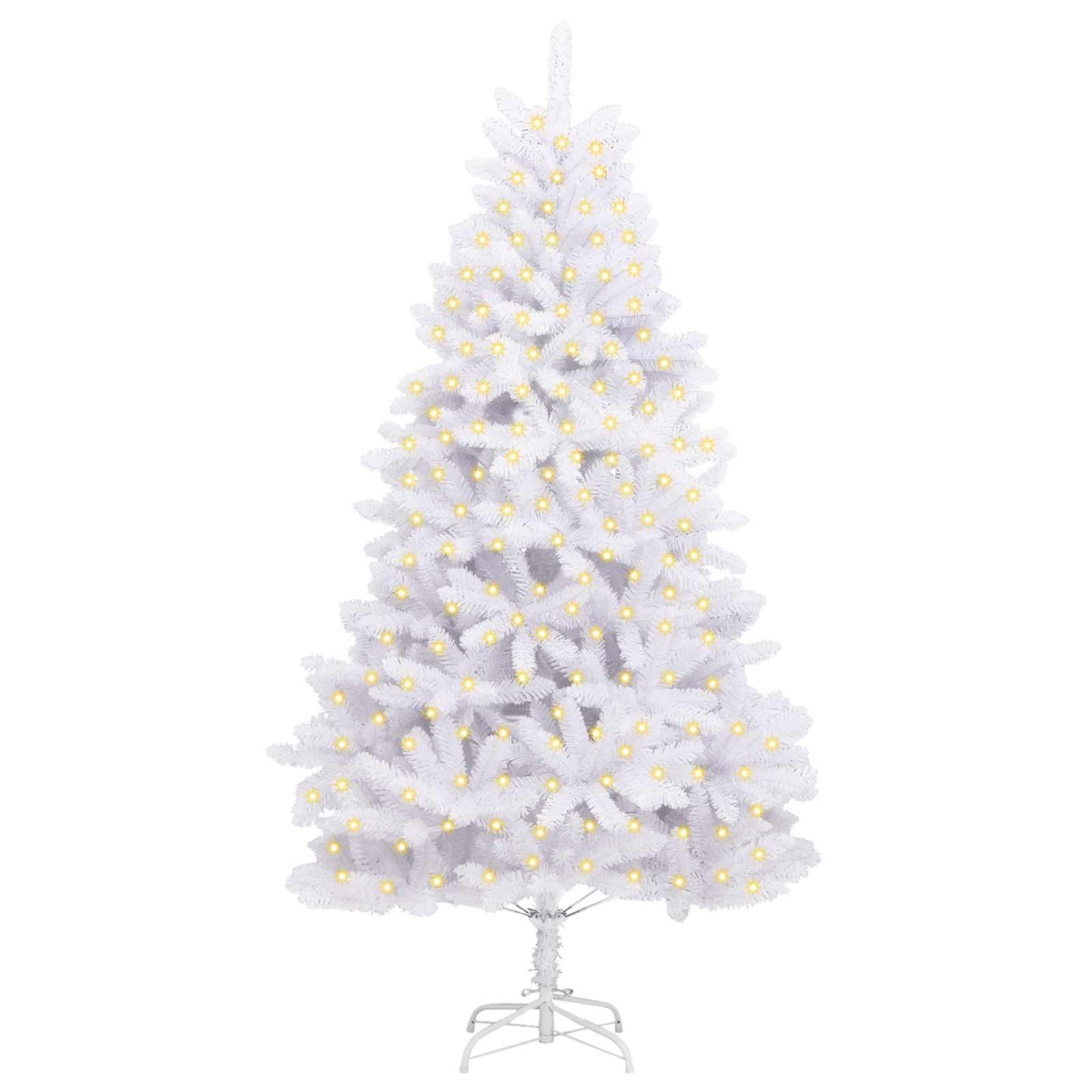 Kunstkerstboom met 300 LED Wit 210 cm PVC en Metaal is nu te koop bij PeponiXL, paradijselijk wonen!
