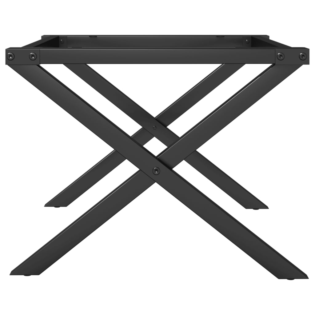 Salontafelpoten X-frame 60x40x38 cm staal is nu te koop bij PeponiXL, paradijselijk wonen!