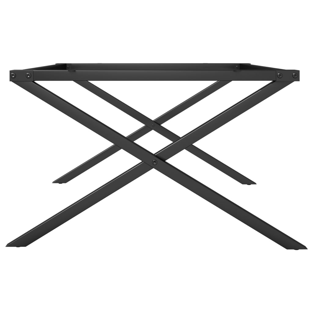 Salontafelpoten X-frame 80x70x43 cm staal is nu te koop bij PeponiXL, paradijselijk wonen!