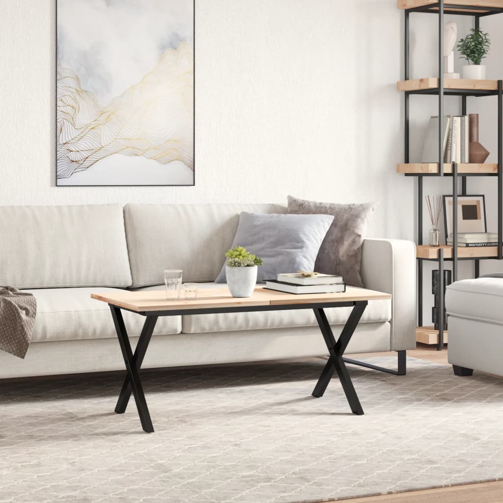 Salontafelpoten X-frame 80x40x43 cm staal is nu te koop bij PeponiXL, paradijselijk wonen!