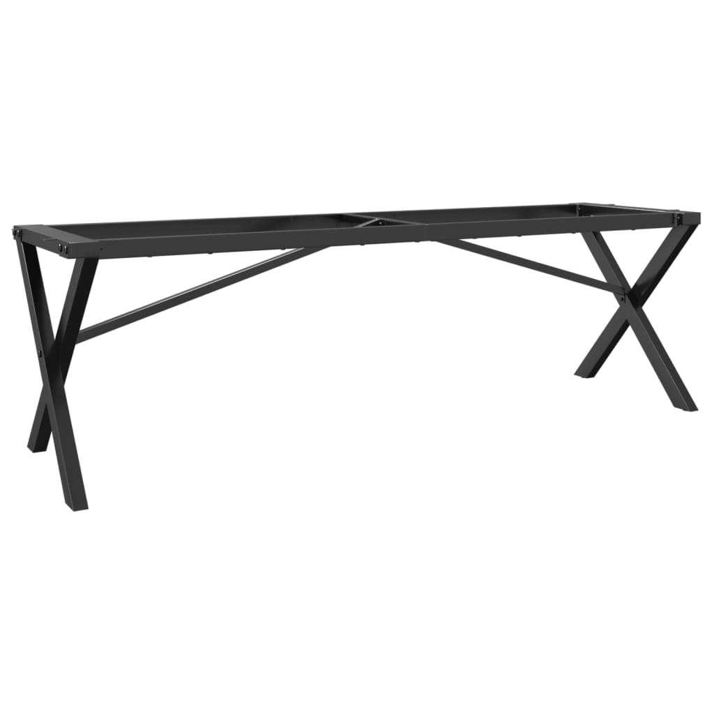 Salontafelpoten X-frame 140x30x43 cm staal is nu te koop bij PeponiXL, paradijselijk wonen!