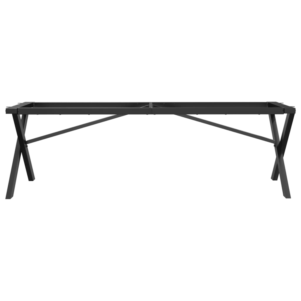 Salontafelpoten X-frame 140x30x43 cm staal is nu te koop bij PeponiXL, paradijselijk wonen!