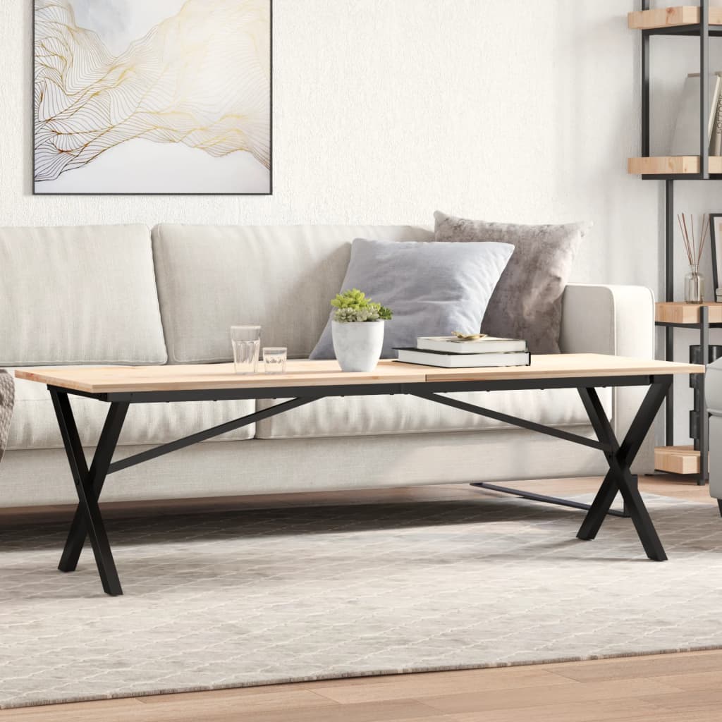 Salontafelpoten X-frame 140x30x43 cm staal is nu te koop bij PeponiXL, paradijselijk wonen!