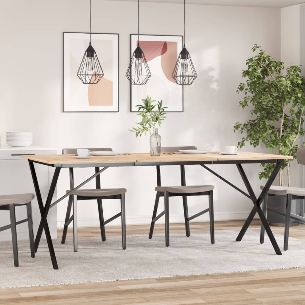 Eettafelpoten X-frame 160x80x73 cm staal is nu te koop bij PeponiXL, paradijselijk wonen!