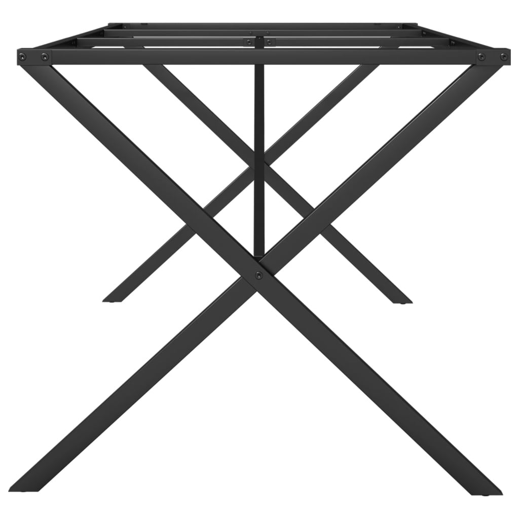 Eettafelpoten X-frame 160x80x73 cm staal is nu te koop bij PeponiXL, paradijselijk wonen!