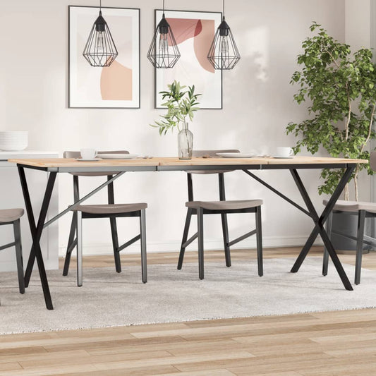 Eettafelpoten X-frame 160x80x73 cm staal is nu te koop bij PeponiXL, paradijselijk wonen!
