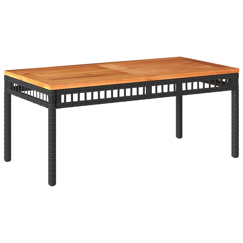 4-delige Loungeset met kussens poly rattan zwart is nu te koop bij PeponiXL, paradijselijk wonen!