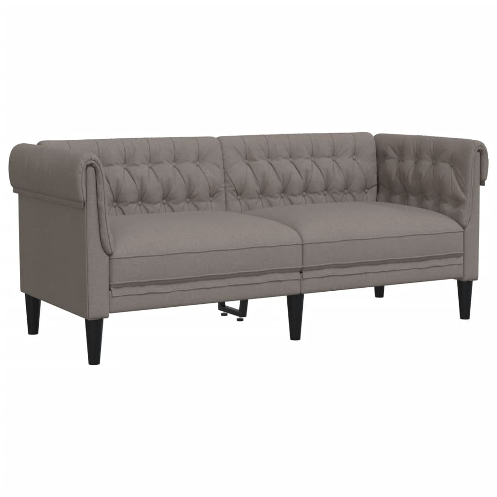 3-delige Loungeset stof taupe is nu te koop bij PeponiXL, paradijselijk wonen!
