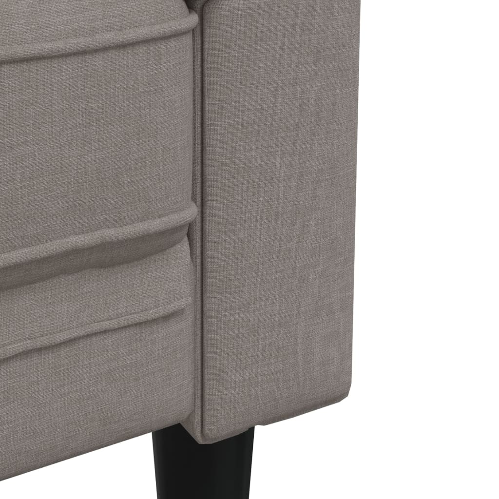 3-delige Loungeset stof taupe is nu te koop bij PeponiXL, paradijselijk wonen!