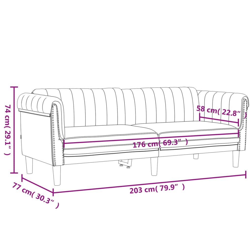 3-delige Loungeset fluweel lichtgrijs is nu te koop bij PeponiXL, paradijselijk wonen!