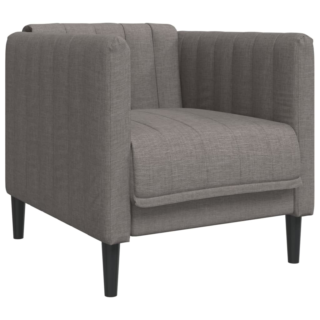 3-delige Loungeset stof taupe is nu te koop bij PeponiXL, paradijselijk wonen!