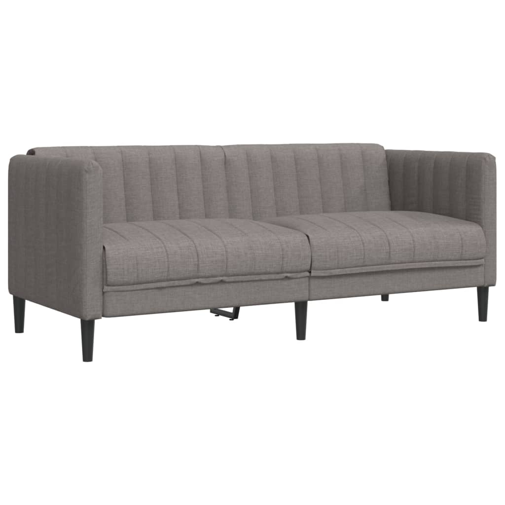 3-delige Loungeset stof taupe is nu te koop bij PeponiXL, paradijselijk wonen!