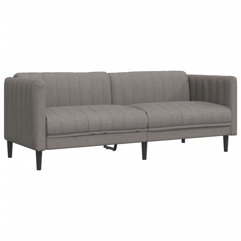 3-delige Loungeset stof taupe is nu te koop bij PeponiXL, paradijselijk wonen!