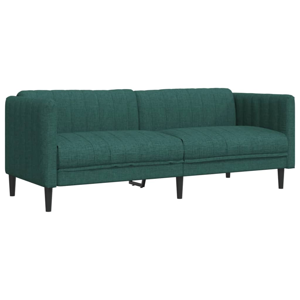 2-delige Loungeset stof donkergroen is nu te koop bij PeponiXL, paradijselijk wonen!