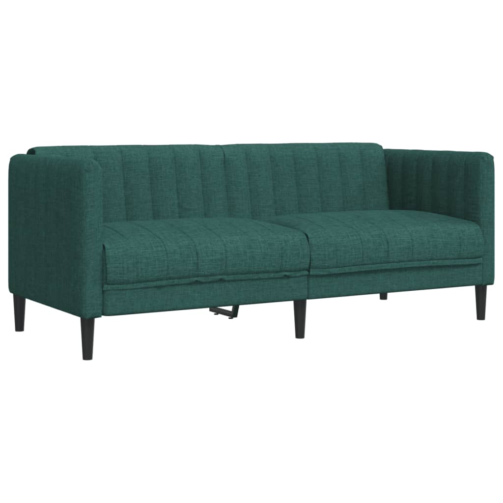 2-delige Loungeset stof donkergroen is nu te koop bij PeponiXL, paradijselijk wonen!