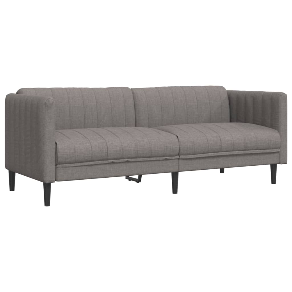 2-delige Loungeset stof taupe is nu te koop bij PeponiXL, paradijselijk wonen!