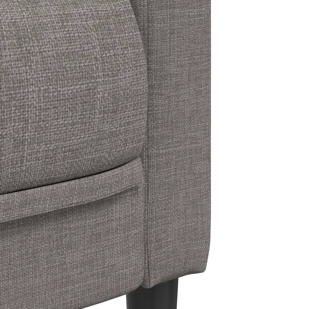 2-delige Loungeset stof taupe is nu te koop bij PeponiXL, paradijselijk wonen!