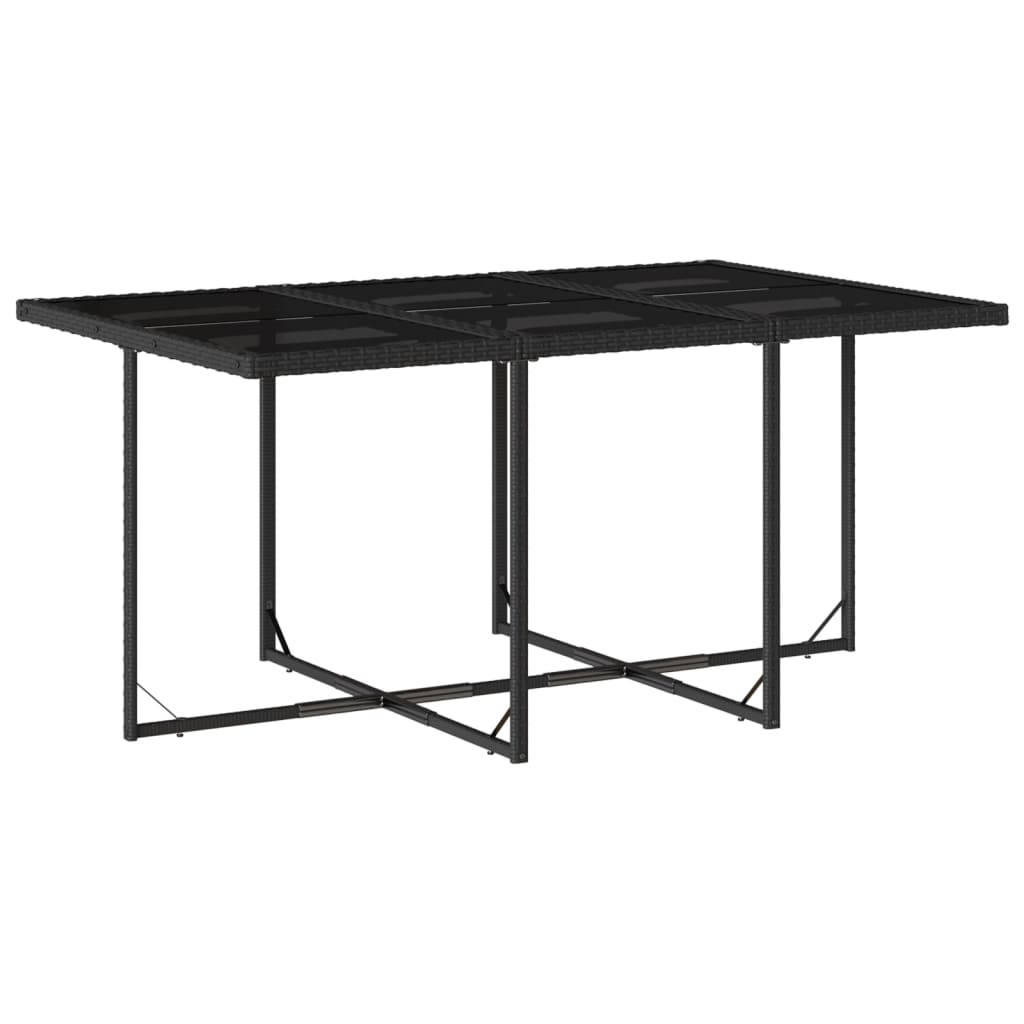11-delige Tuinset met kussens poly rattan zwart is nu te koop bij PeponiXL, paradijselijk wonen!